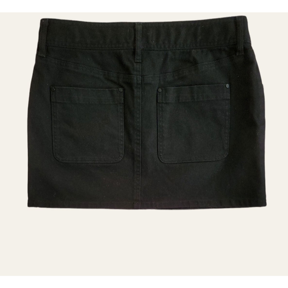 Aritzia Wilfred Free Black Straver Denim Mini Skirt - Picture 10 of 12